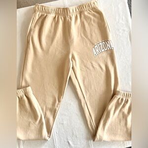 Refuge Athletics tan joggers size medium